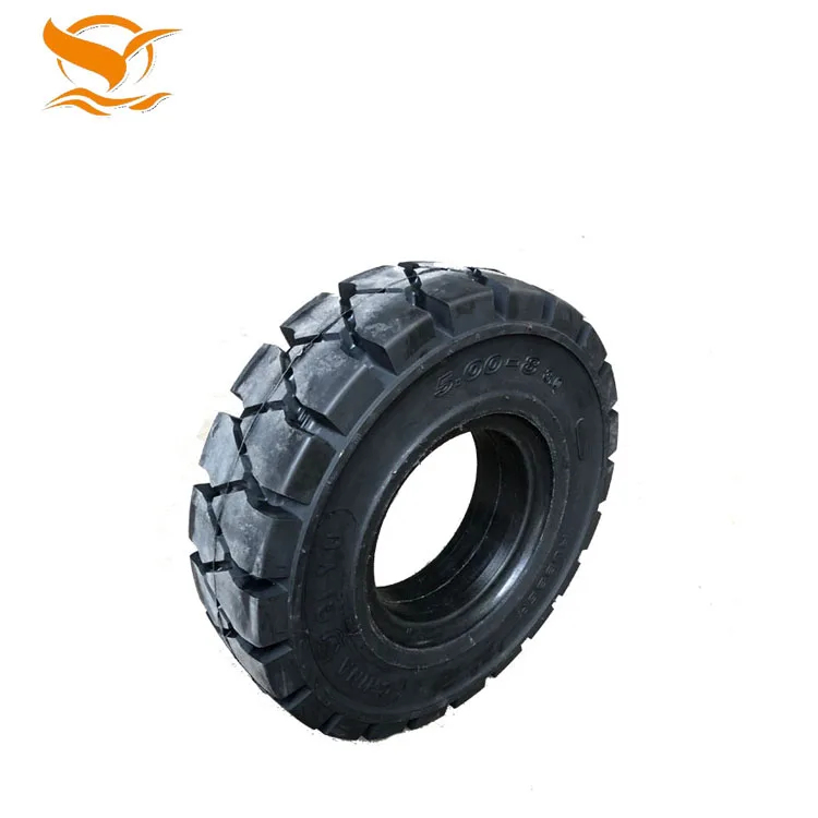 
High quality 2018 solid industrial forklift rubber cart tire 