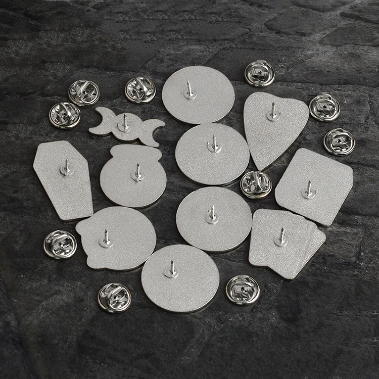 Backpack jacket accessories black moon pins badges brooches enamel lapel pin