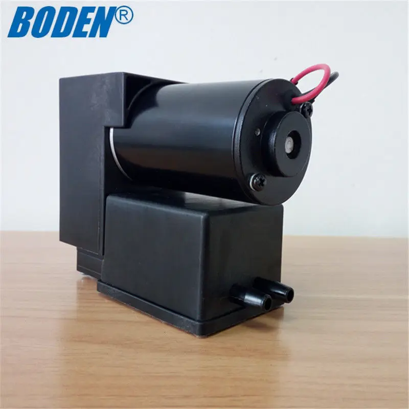 75kpa 15L/min Medical Lab Beauty Equipment 12V 24V DC Piston Air Vacuum Pump