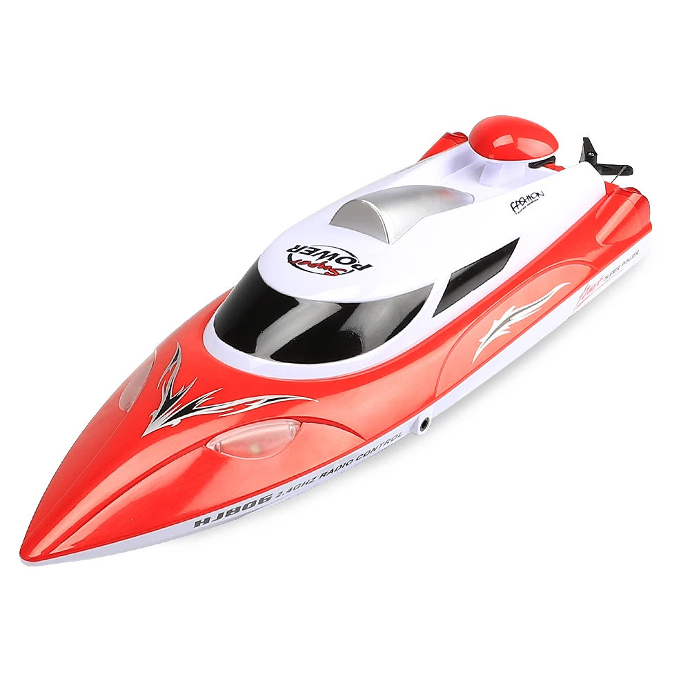 HONGXUNJIE HJ806B  rc boat remote night light racing toy speed boat remote control for sale
