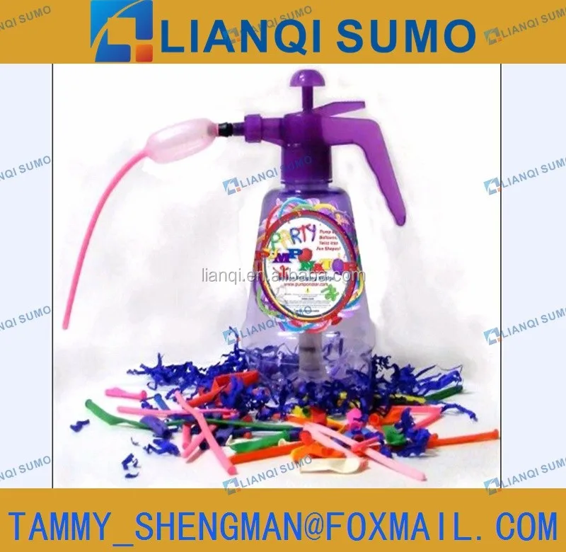 500pcs balloons with Plastic water hand balloon pump toy fo kids