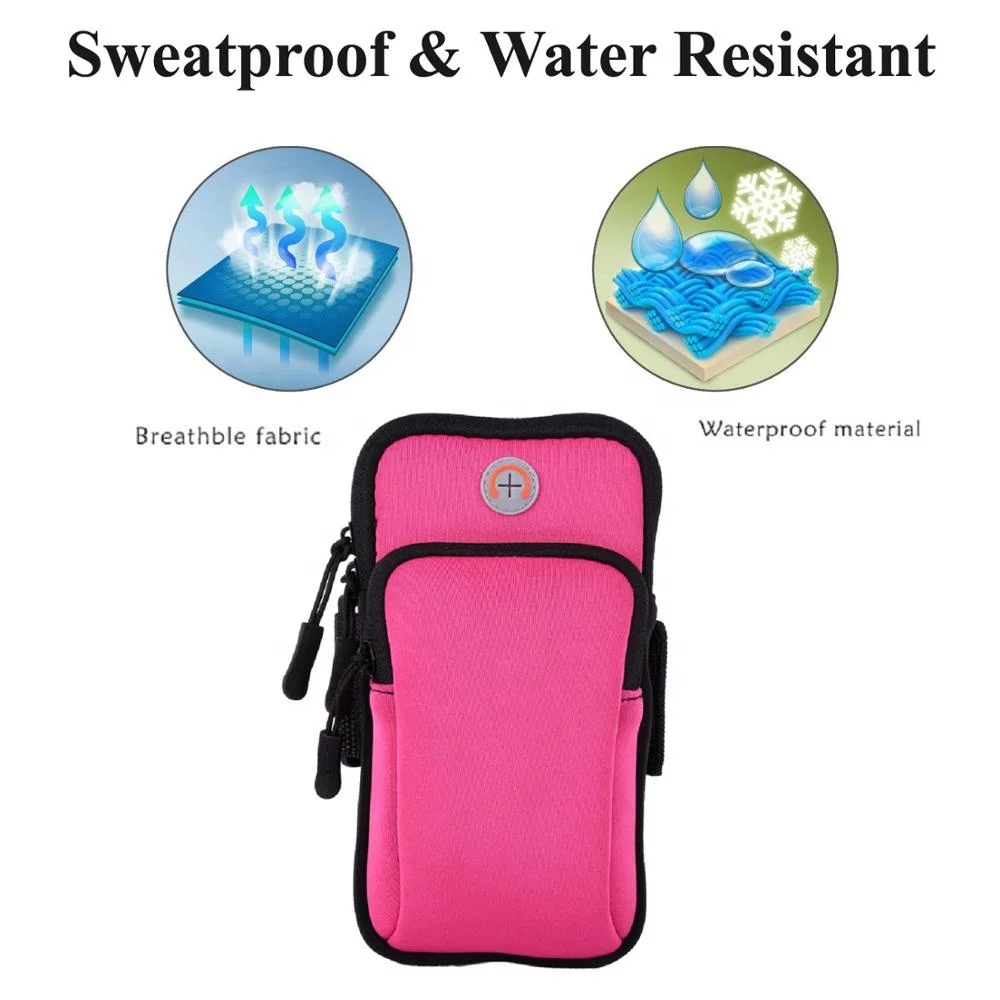 Phone Running Armband for Exercise Sport Workout Arm Band,Water Resistant Cell Phone Armband Case for iPhone 12 11 Pro