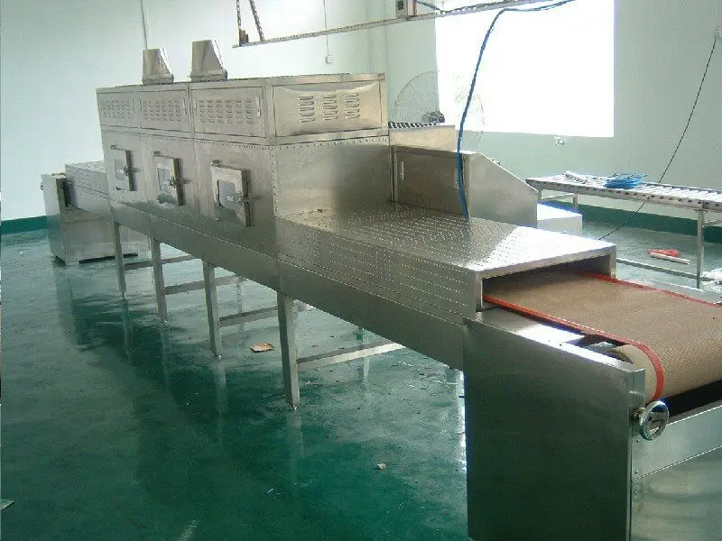 Industrial Stainless Steel Yellow Mealworm Microwave Drying Machine
