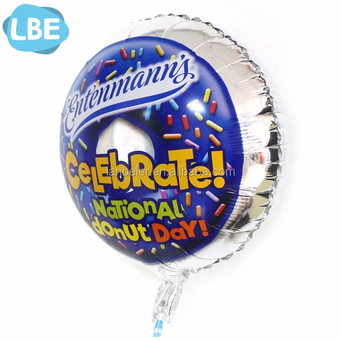 custom mylar balloon round globos metalicos with logo printed