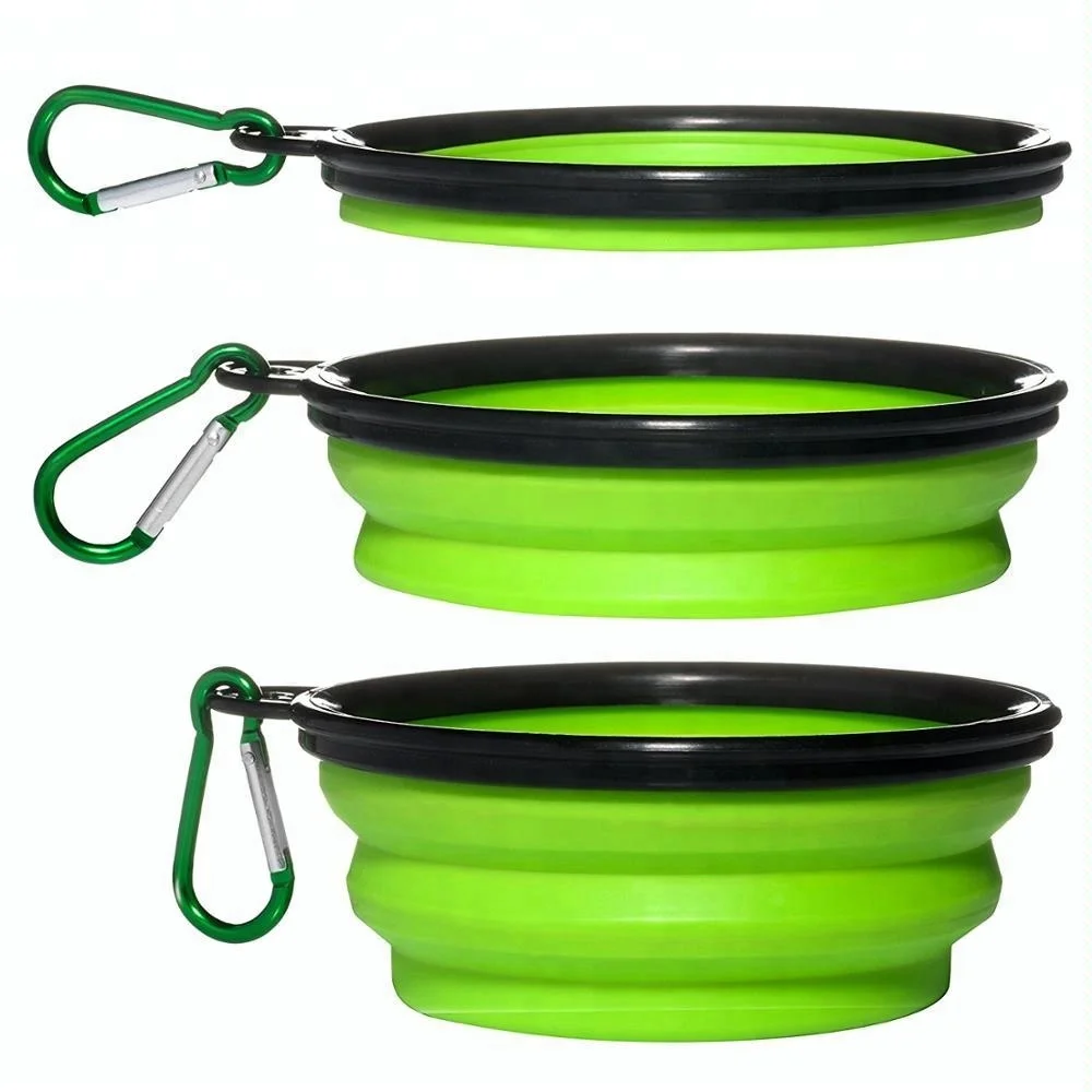 Manufacturer Price Food Grade Silicone Foldable Pet Feeder Dog Bowl
