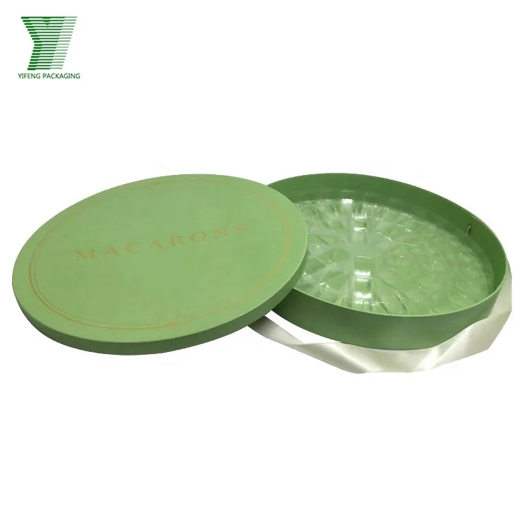 Wholesale Custom Fresh Flower Round Box Bouquet Decorative Cardboard Food Grade Luxury Paper Larger Round Macaron Gift Box