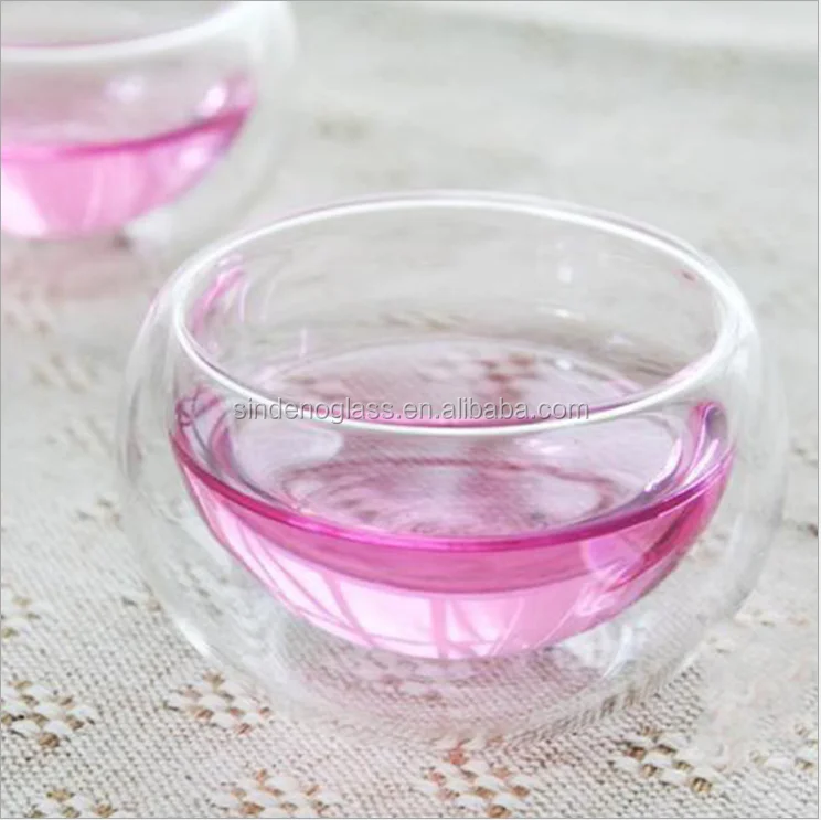 Small Tea Transparent Cup Tea Set Mini Gift Double Wall Small Glass Cup For Tea