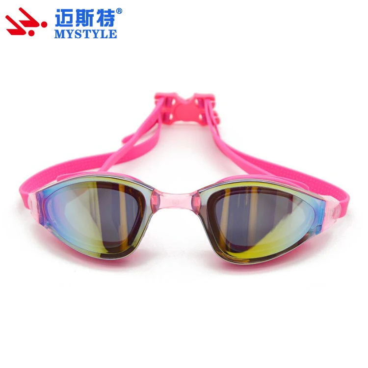 Silicone material wide view sports goggles