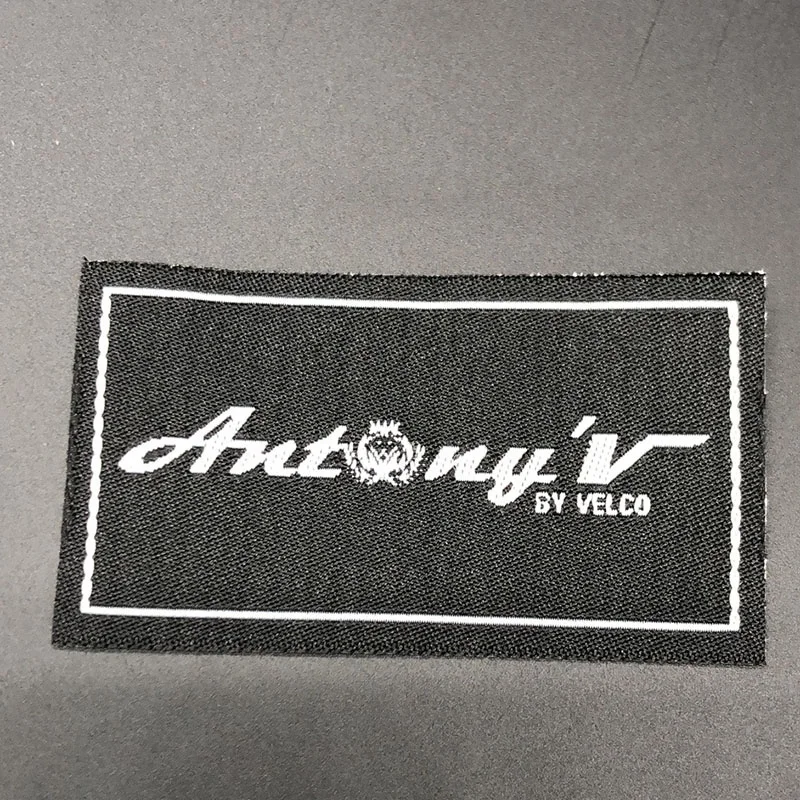 Popular Design Clothing Main Woven Label High Definition Satin Polyester Garment Cloth care Label Wash Label
