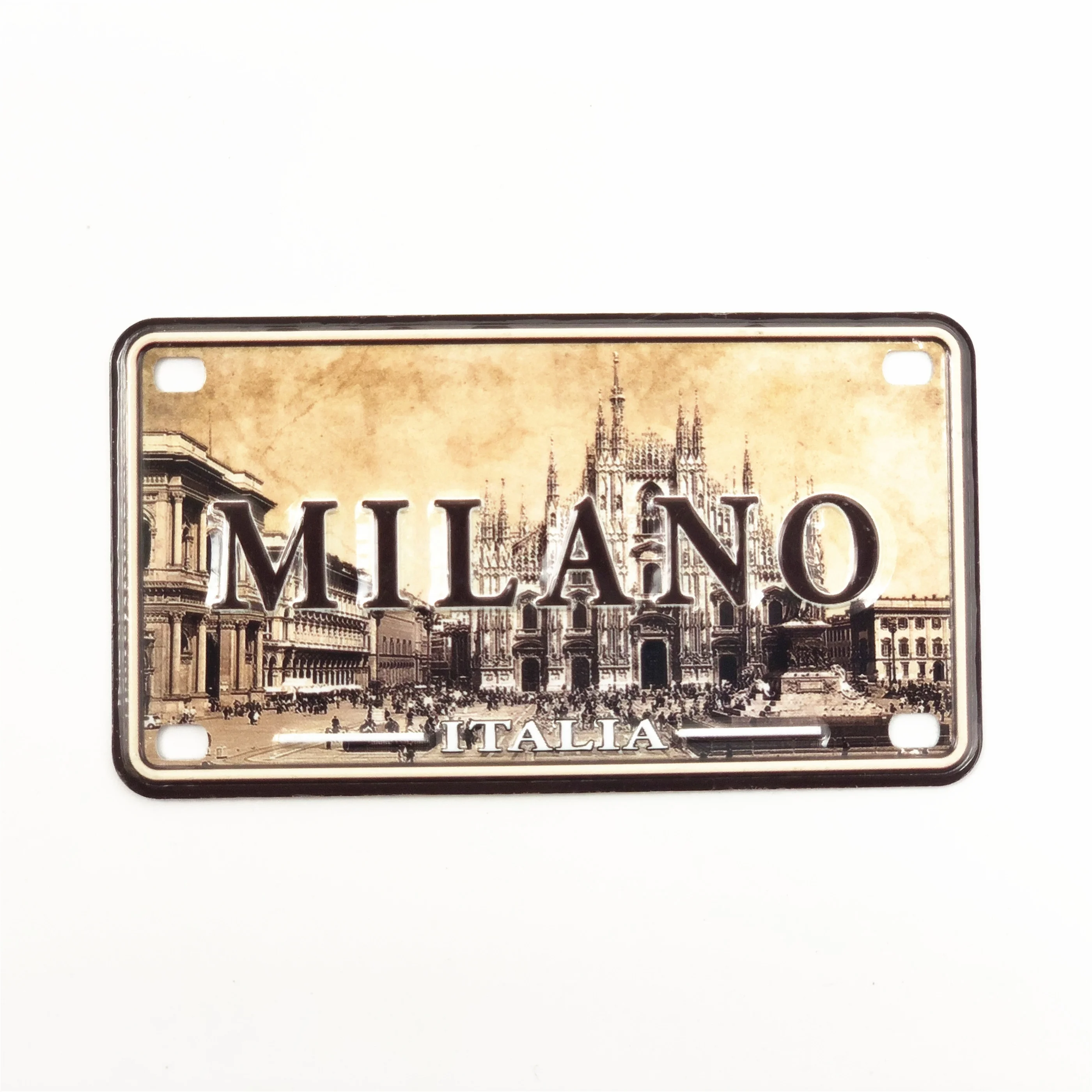  10.2*5.7cm Custom Embossed Decorative License Plates Blank Car Number Plate Unique Metal Aluminum mini name bike