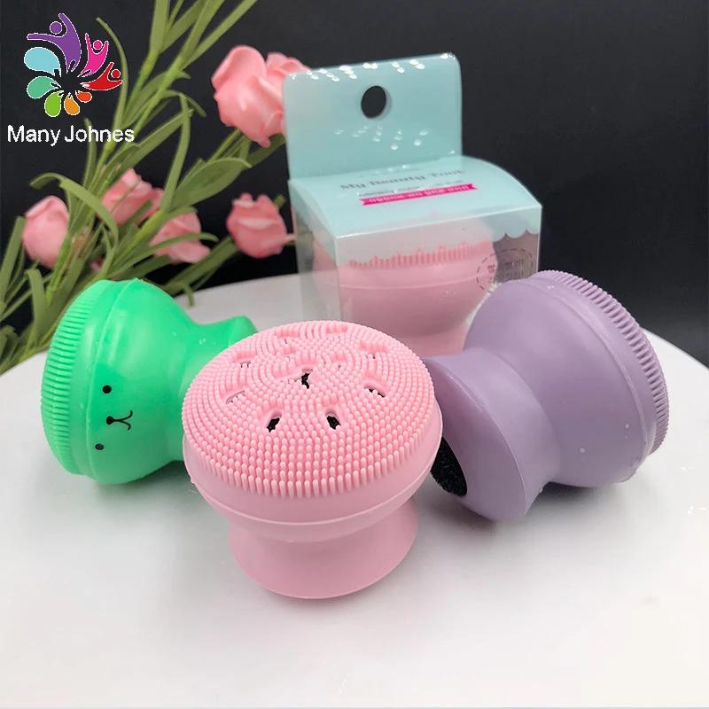 Hot Sell Silicone Cleaning Octopus Shaped Facial Brush