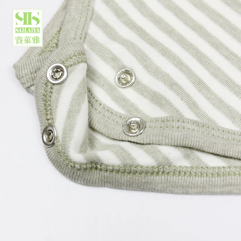 
wholesaleSIIS high quality low price short sleeve organic romper baby bodysuit clothes 