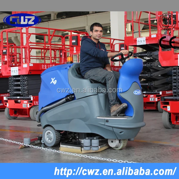 CE approved parking lot wet floor cleaning equipment
