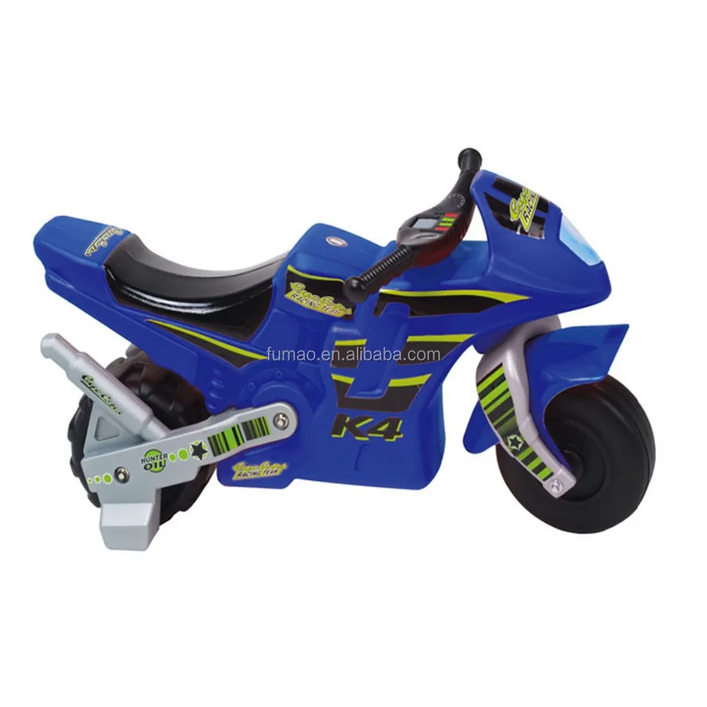 kids ride on motorcycle kid balance car blue plastic car