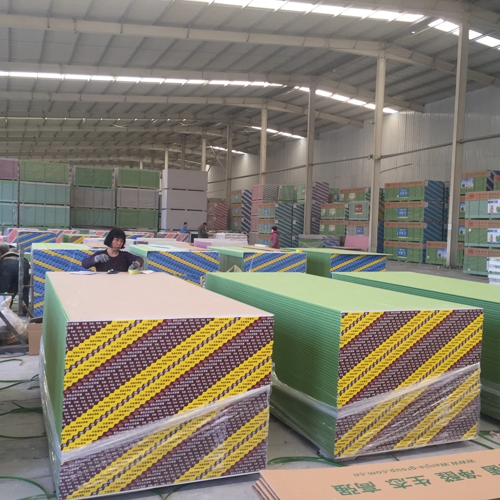 Good Quality Paper Faced 9mm 12mm Gypsum Board Drywall for Ceiling and Drywall