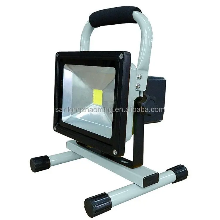 Camping light portable led emergency lamp 20w rechargeable led flood light with stand