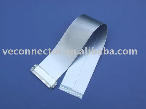 FI-X30H lvds cable covered by Al foil fit to the panel with Jae connector