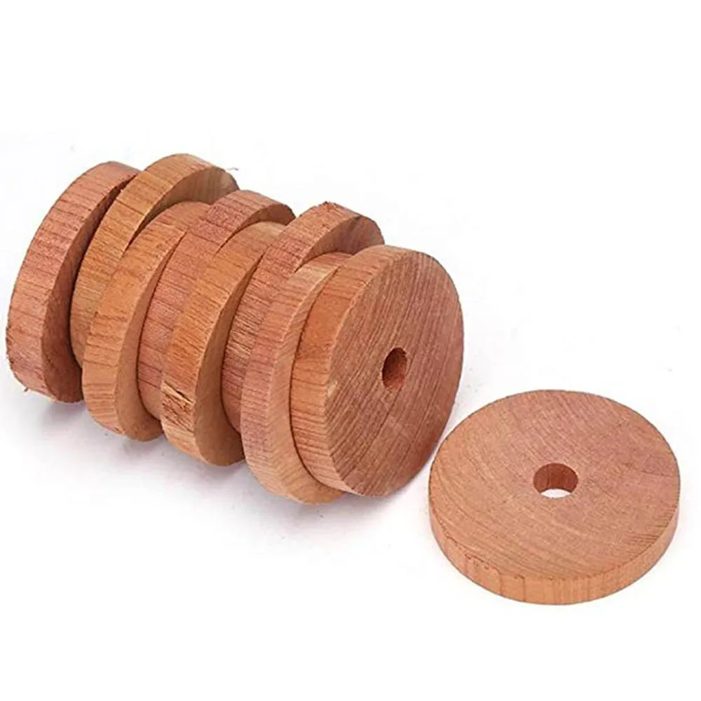 Anti Moth Away Repellent Round 100% Natural Pantry Pest Killer Wardrobe Wood Cedar Rings For Closets And Drawers