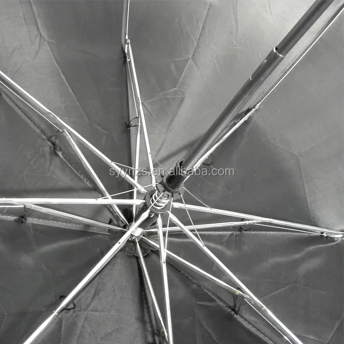 1 Dollar Black Color Auto open 2 folding umbrella
