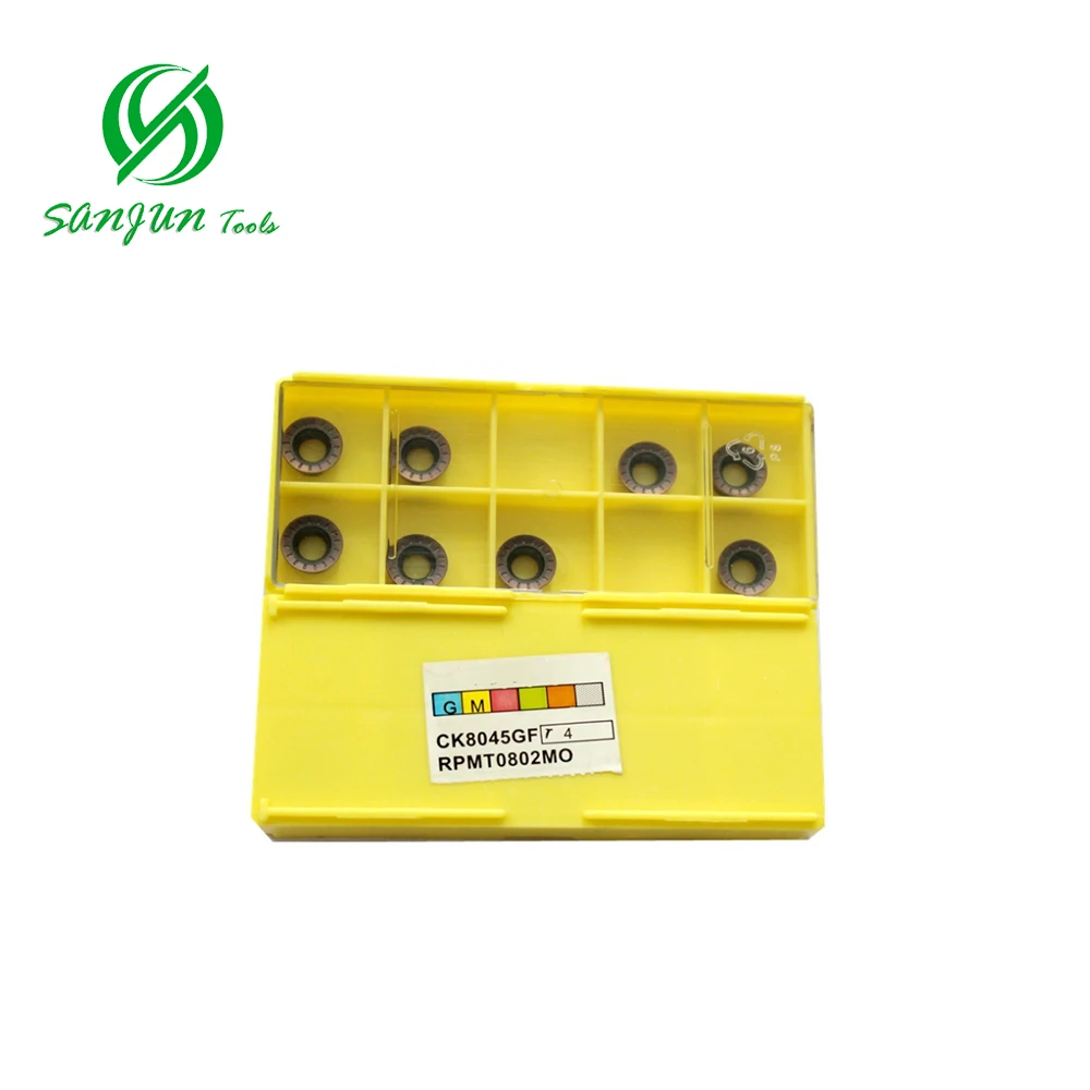 Hard Alloy Material Threading Turning Tool Carbide Inserts for Steel PVD