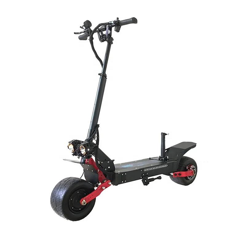 Portable Folding Electric Scooter , 60 MPH and 80 Mile Range of Riding, 3200W Dual Motors,Fat Off Road Tire
