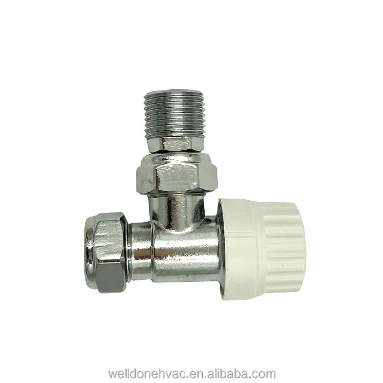 Белый термостатический производителей угловой клапан trv вентилей