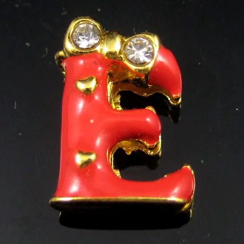 Wholesale High quality metal zinc alloy cute color stranding slide letter