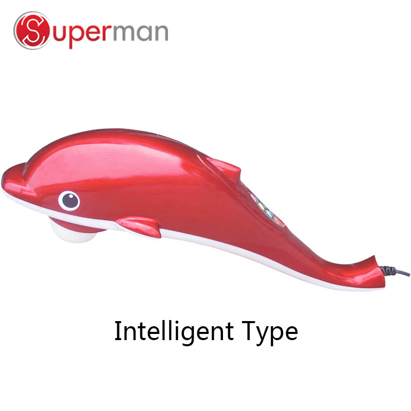 Electrical handle dolphin massager Household Multifunctional Vibration thrive handy body massager