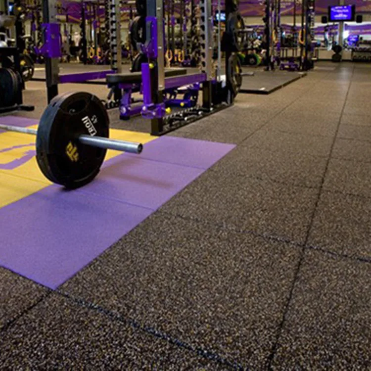 Interlocking Rubber Flooring Puzzle Sports Mats Rolls/Tiles for Gym