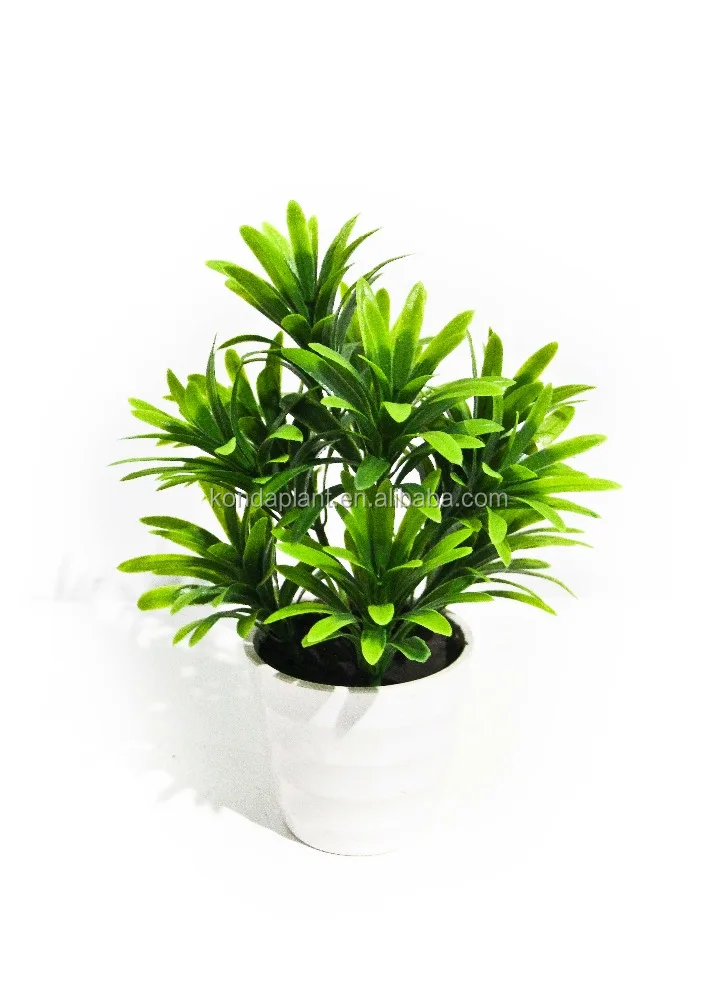 Hot Sale Large Plastic Artificial Leaves For Indoor Home Decoration