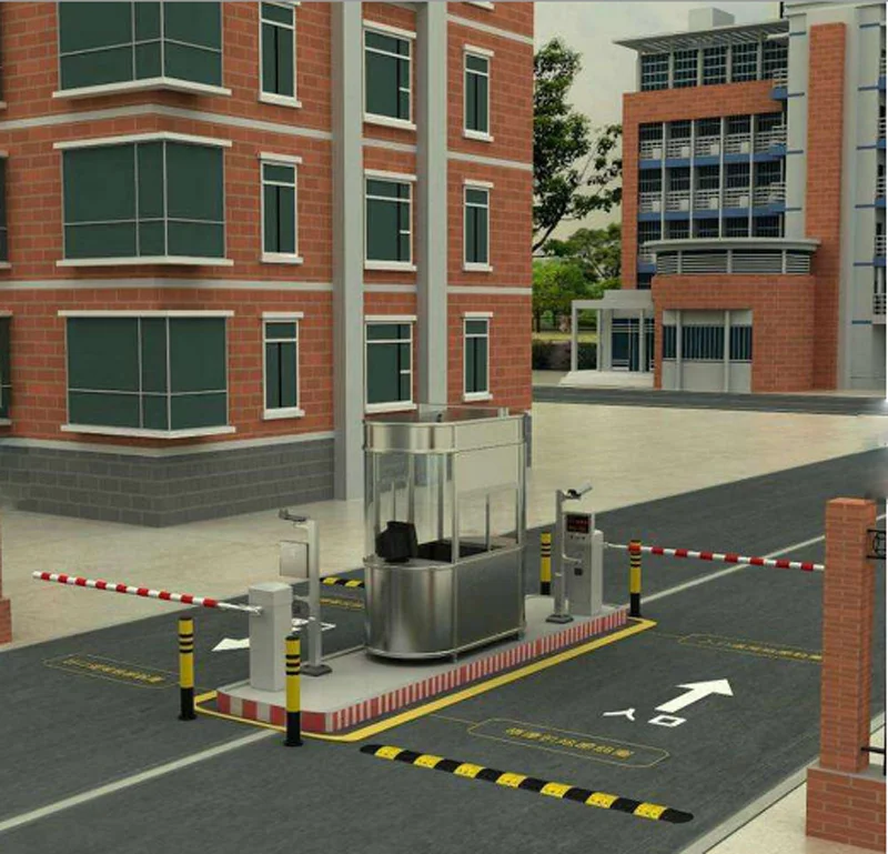 ANPR HD Camara auto number plate recognition price of vehicle parking system software panel system rising bollards