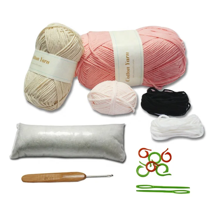 
Cute Animal Flamingo DIY Knitting kit DIY Crochet Kit 
