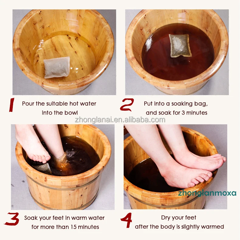 
Natural herbs for body soak - Chinese herbal foot bath powder - health lavipeditum (Green wormwood) 