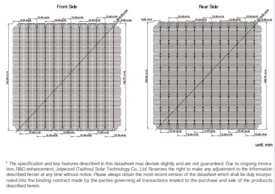 Normal specification N Type Monocrystalline Solar Wafer