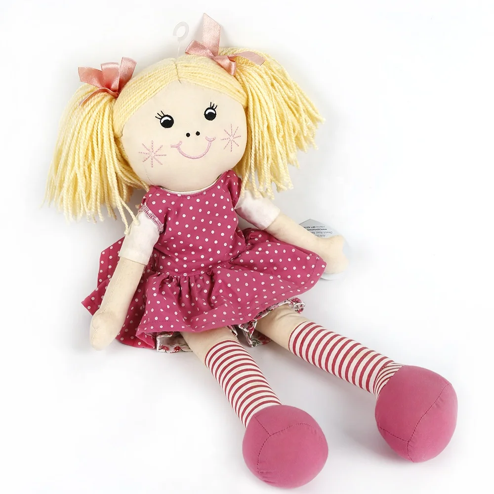 Kids Dolls Fabric Cloth Girl Handmade Doll Custom Doll