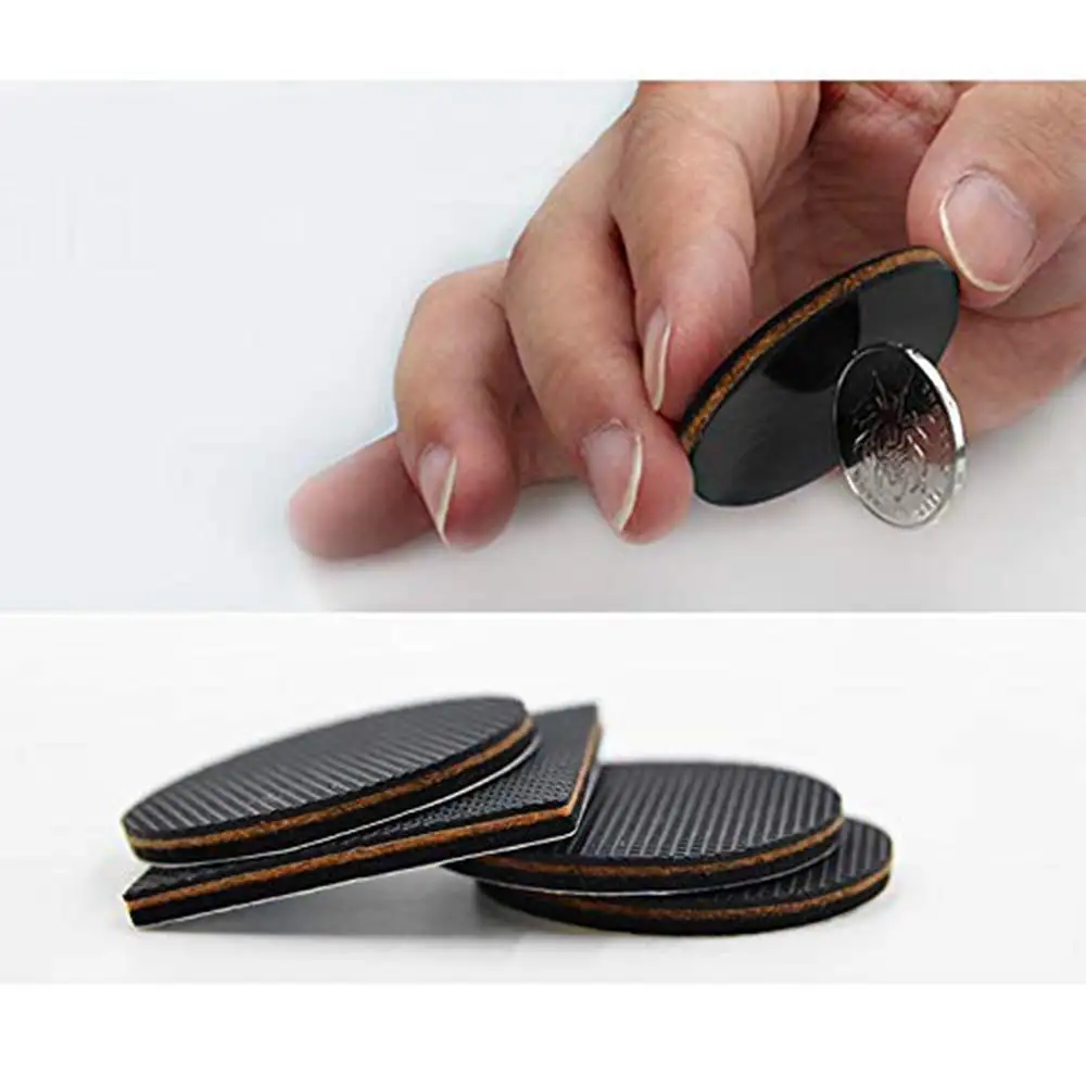 Strong self adhesive chair leg non slip floor protection furniture felt pad for home