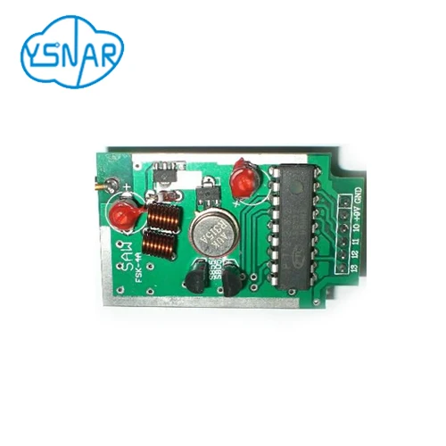 FSK4 433mhz Wireless ASK Transmitter and Receiver Module, 3000m Remote AM On-Off Switch TX Board Module