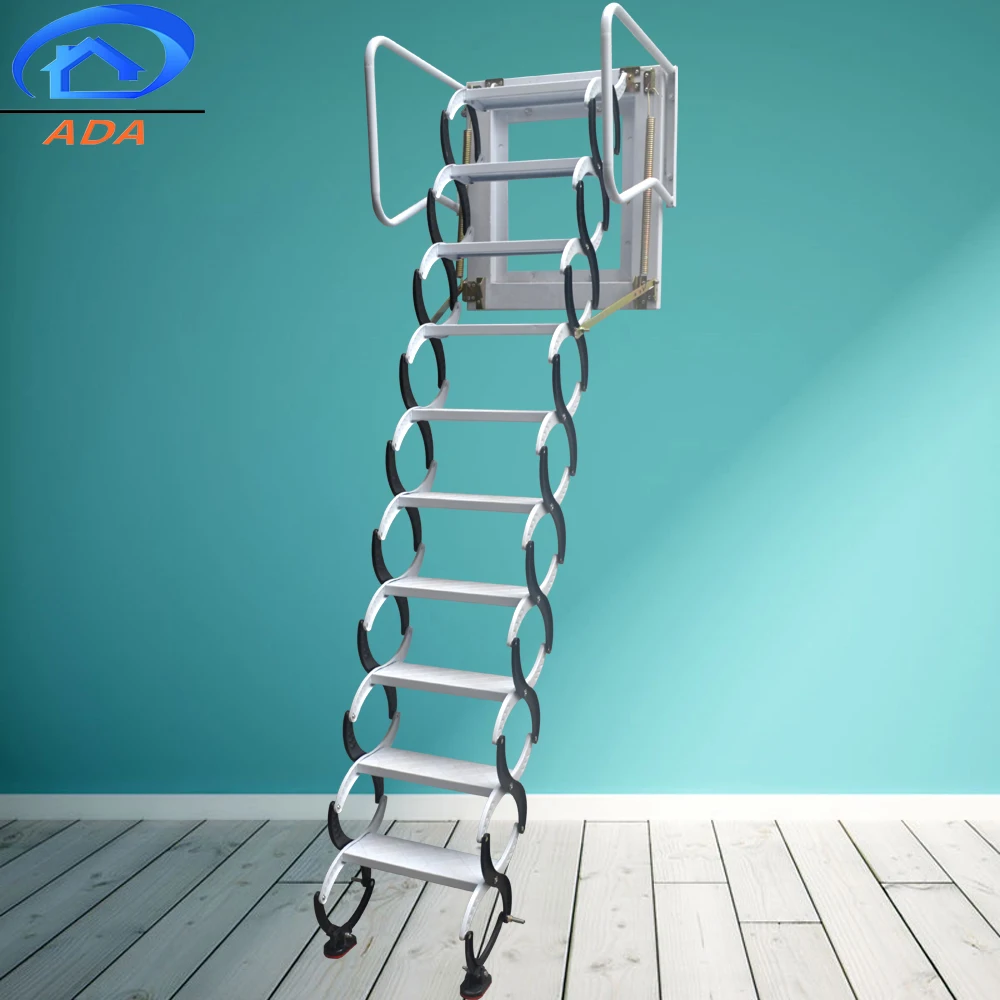 Folding Ceiling Ladder Automatic Top Quality Fold Up Mezzanine Ladder
