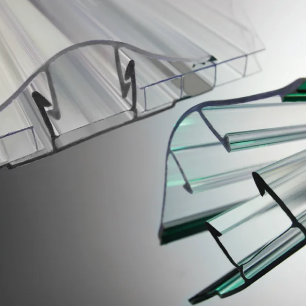 H-образный профиль для подключения листа поликарбоната