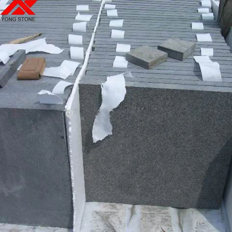 Прямая поставка с завода Китай G684 черная базальтовая гранитная огненная плитка 60*60 распродажа