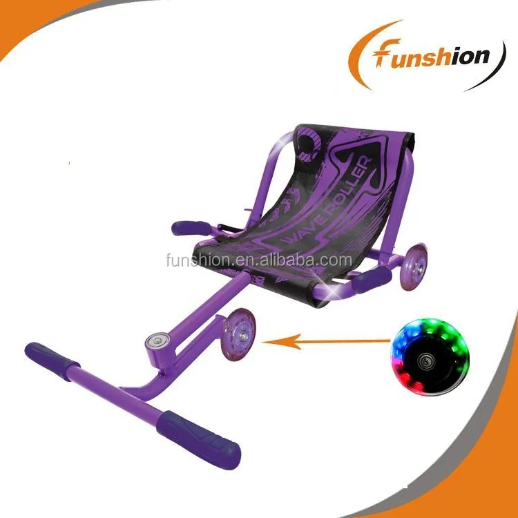 LED wheels easy roller, zhejiang factory wave roller with LED wheels for kids