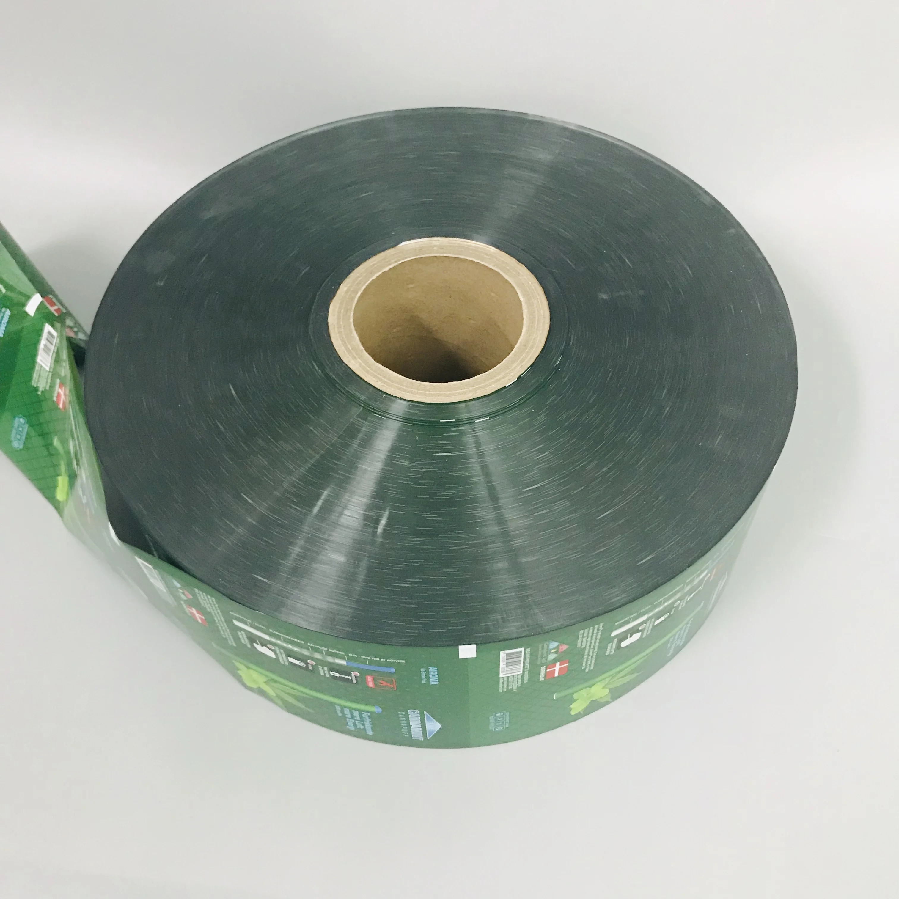 OEM custom logo printed food grade hdpe opp plastic sachet packaging film roll