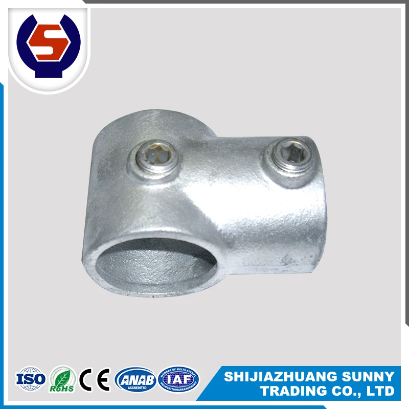 Fastener Pole Galvanized Steel Malleable Iron Pipe Clamp