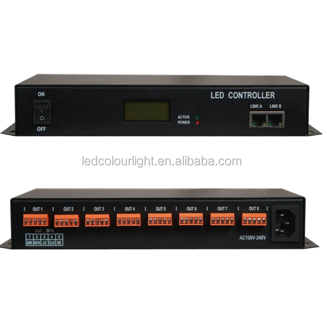 Ledcolourlight Wholesale DMX512 /SPI RGB LED SD card online controller