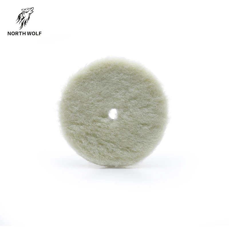 
Aggressive wool hard backing 5 inch car care japan polishing pad buffing pad wool 