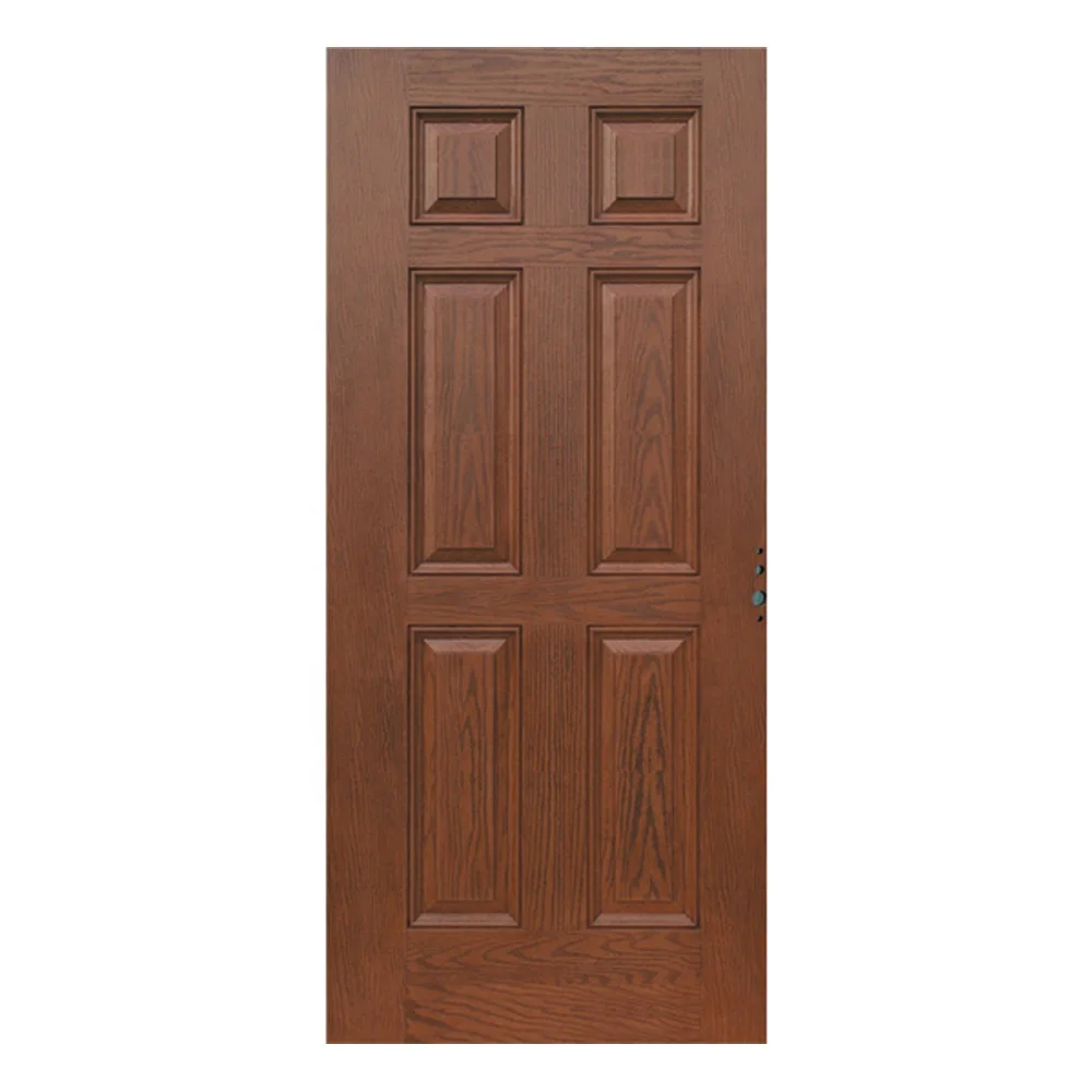 New Design Decorative Simple Gate Glass Fiber Exterior Door Grp Doors Front With Great Price