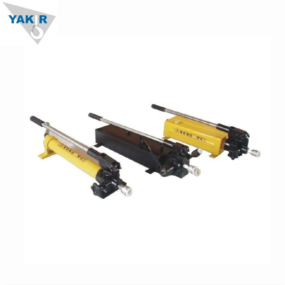 Double acting hand hydraulic pump manual pump for emergency