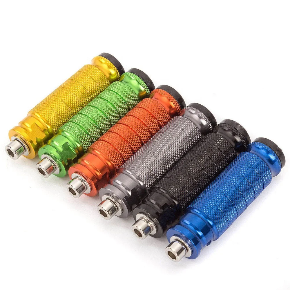 Universal CNC Motorcycle Adjustable Foot Pegs For Honda Kawasaki Yamaha Suzuki KTM BMW