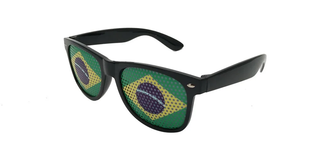 Fashion French UK Italy India Brazil Flag Sunglasses Custom Country USA American Flag Sunglasses