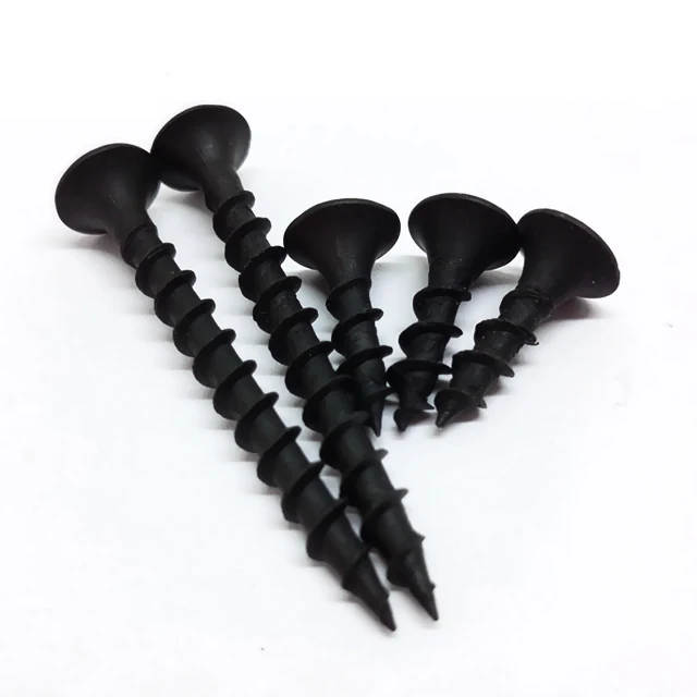 black phosphated drywall coarse thread screw Germany Manufacturer and Supplier Good Quality box packing black drywall screw